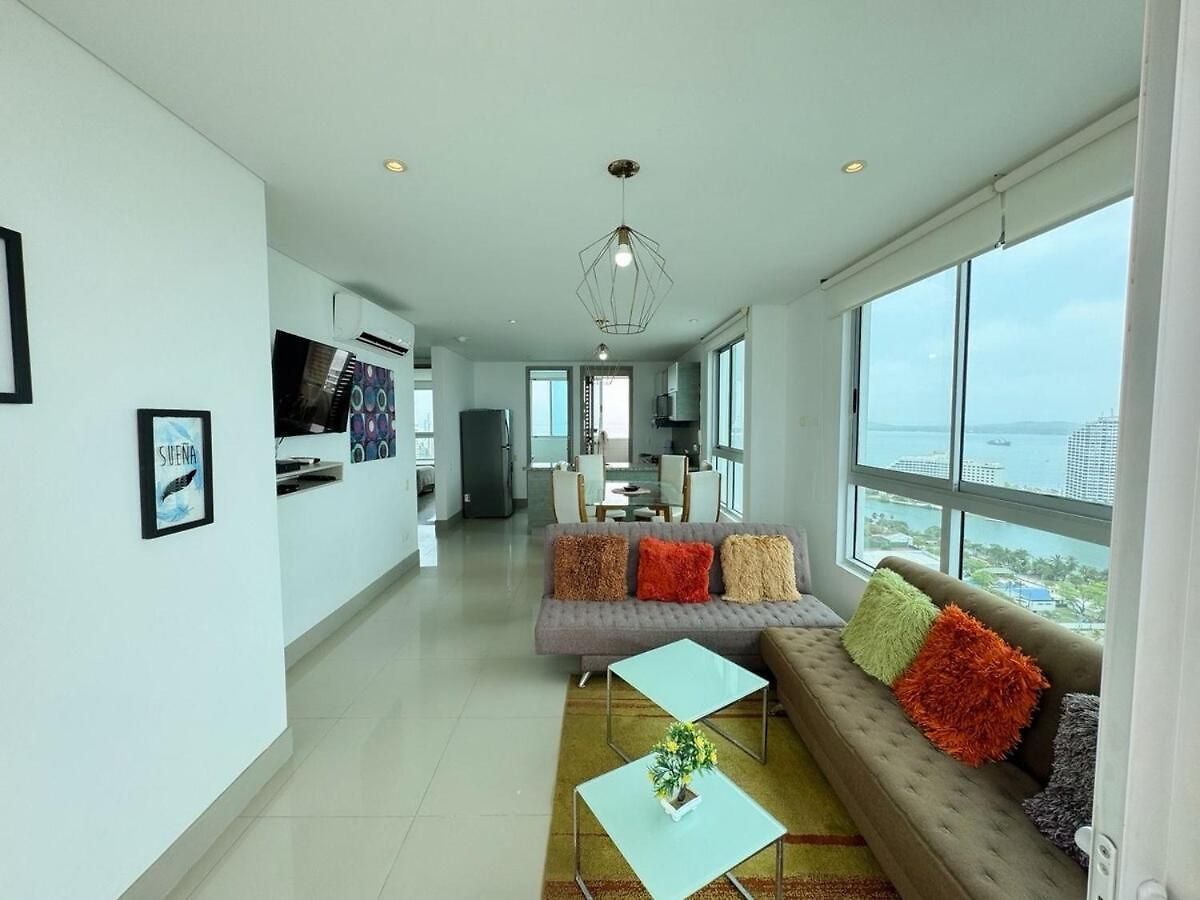 Luxury Ocean View Palmetto Floor 24 2br Cartagena