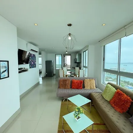 Luxury Ocean View Palmetto Floor 24 2br Cartagena