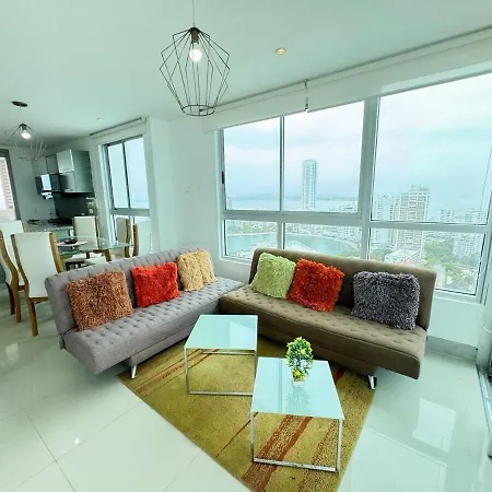 Luxury Ocean View Palmetto Floor 24 2br Cartagena