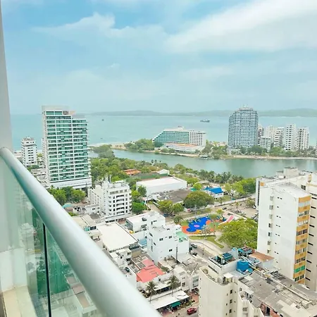 Luxury Ocean View Palmetto Floor 24 2br * Cartagena