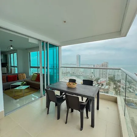 Apartamento Luxury Ocean View Palmetto Floor 24 2br Cartagena